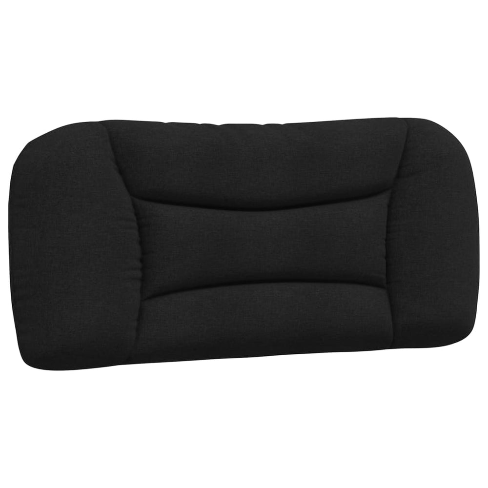 Headboard Cushion Black 90 cm Fabric