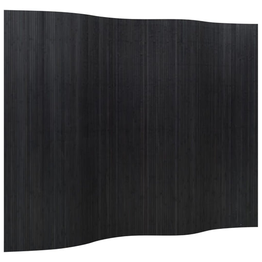 Room Divider Black 165x250 cm Bamboo