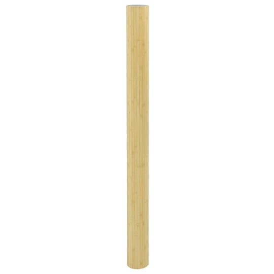 Room Divider Light Natural 165x400 cm Bamboo