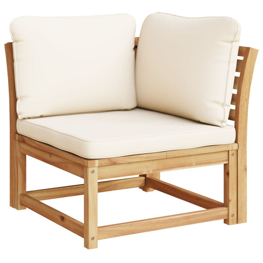 10 Piece Garden Lounge Set with Cushions Solid Wood Acacia