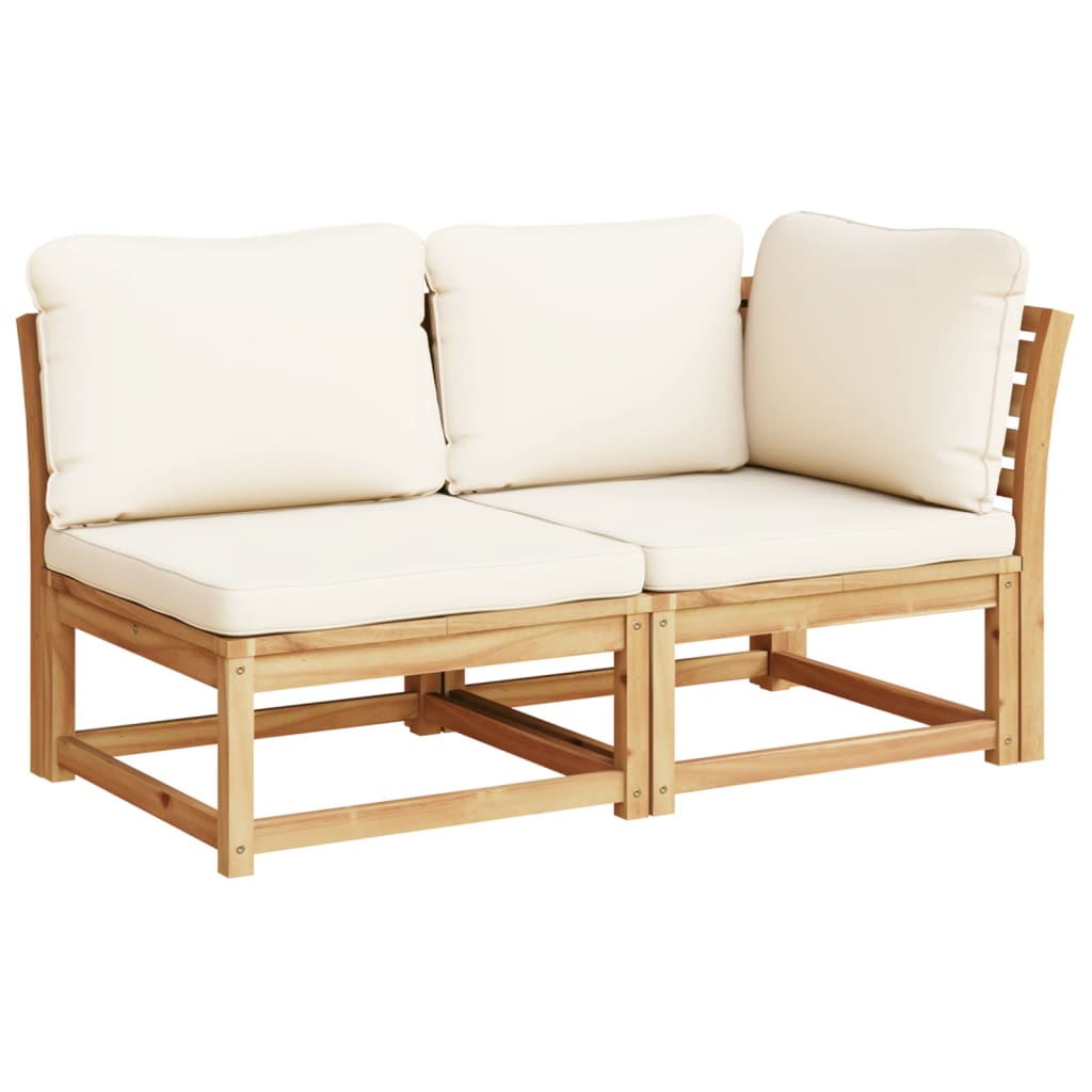 11 Piece Garden Lounge Set with Cushions Solid Wood Acacia