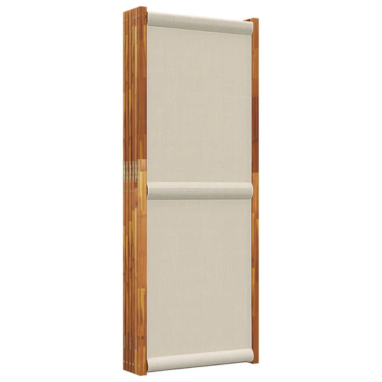 6-Panel Room Divider Light Grey 420x180 cm