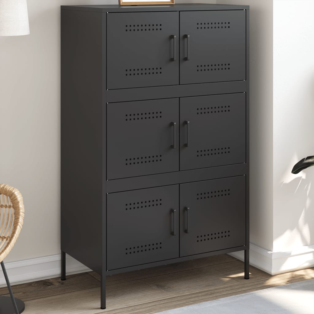 Highboard 68X39X113 Cm Steel