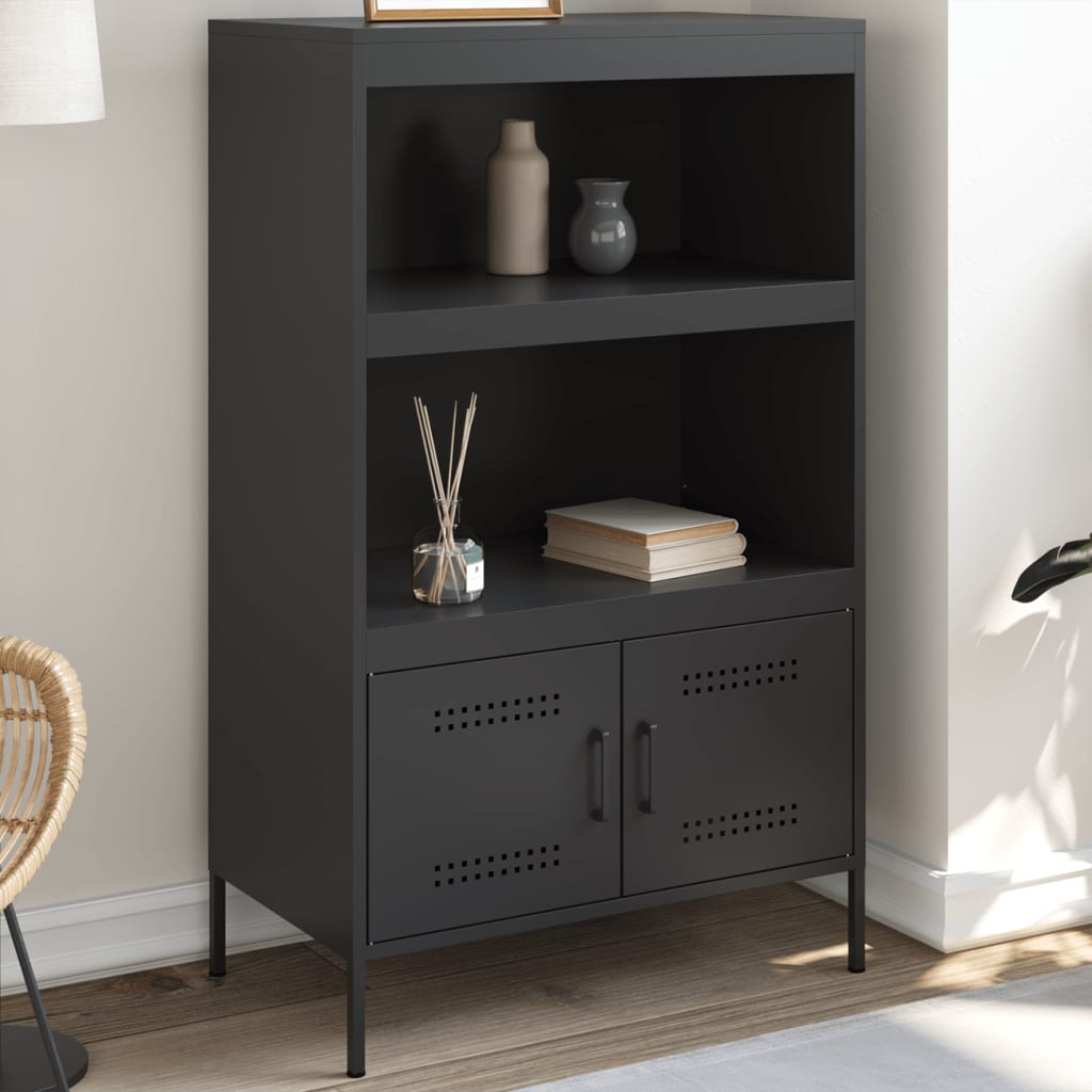 Highboard 68X39X113 Cm Steel