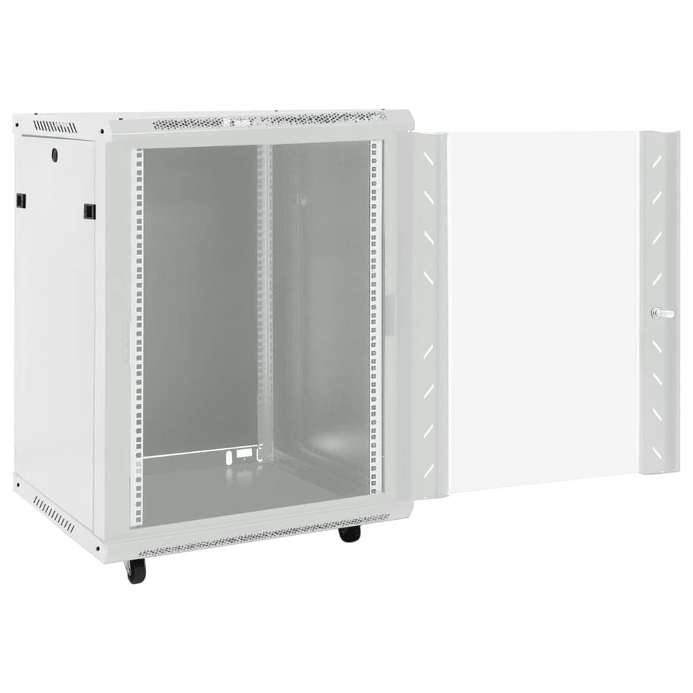 15U Network Cabinet with Swivel Feet 19&quot; IP20 53x40x80 cm