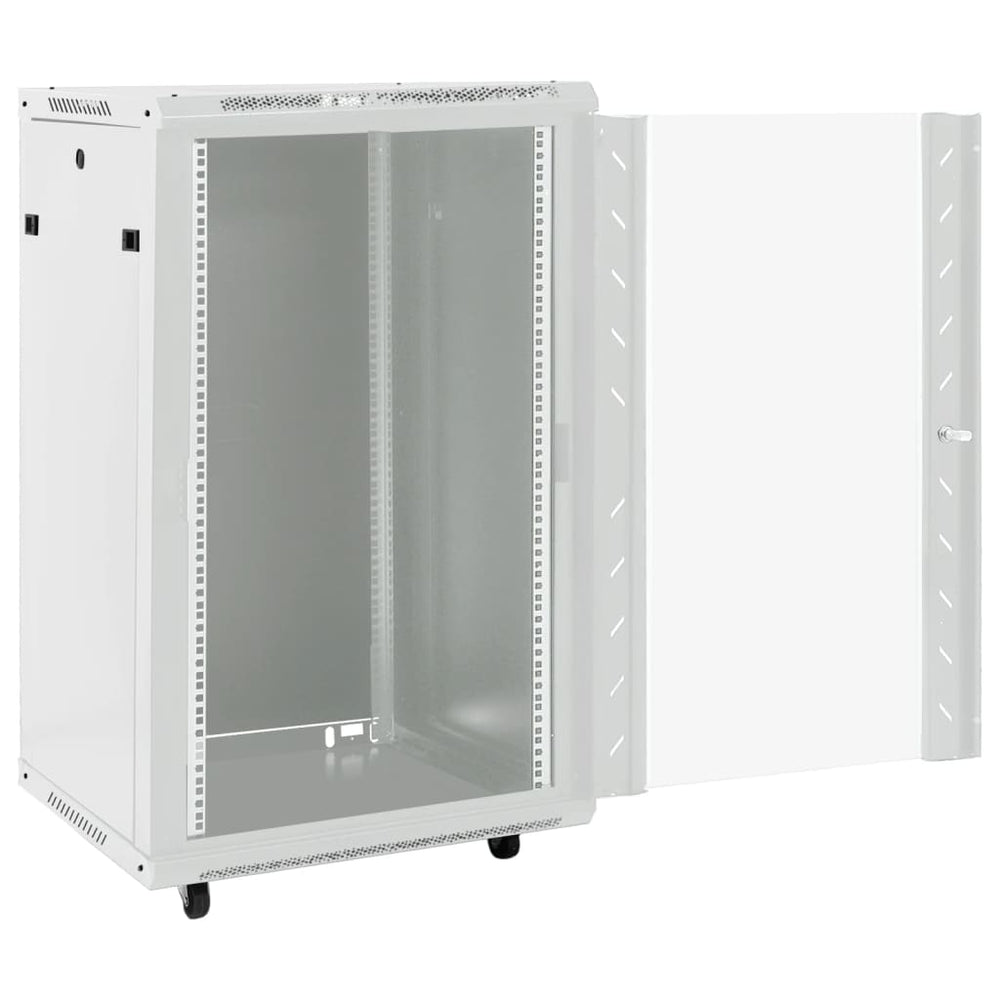 18U Network Cabinet with Swivel Feet 19&quot; IP20 60x60x100 cm