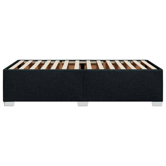 Bed Frame without Mattress Black 90x190 cm Fabric