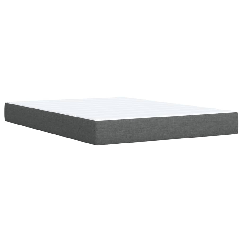 Affordable dark grey queen box spring bed with mattress, offering quality sleep and luxe DIY comfort.