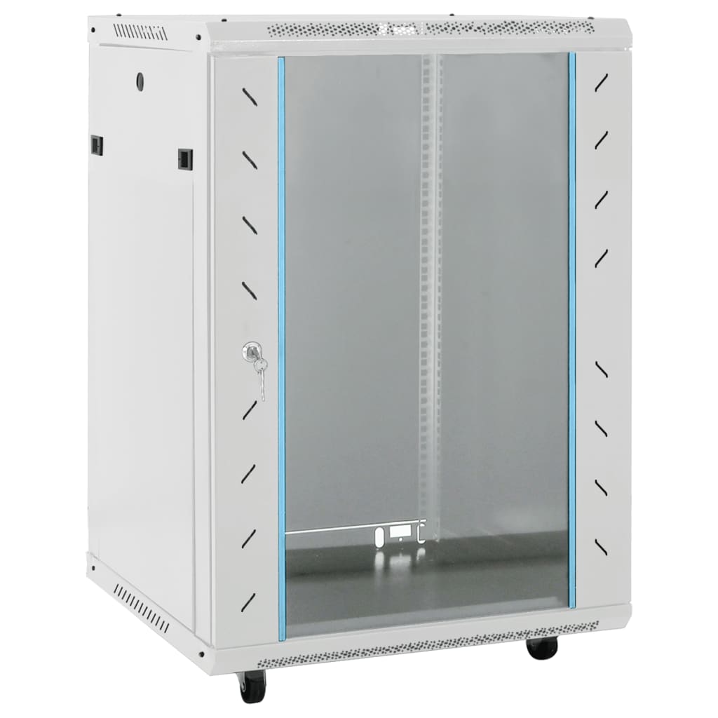 15U Network Cabinet 19&quot; IP20 Grey 53x40x80 cm