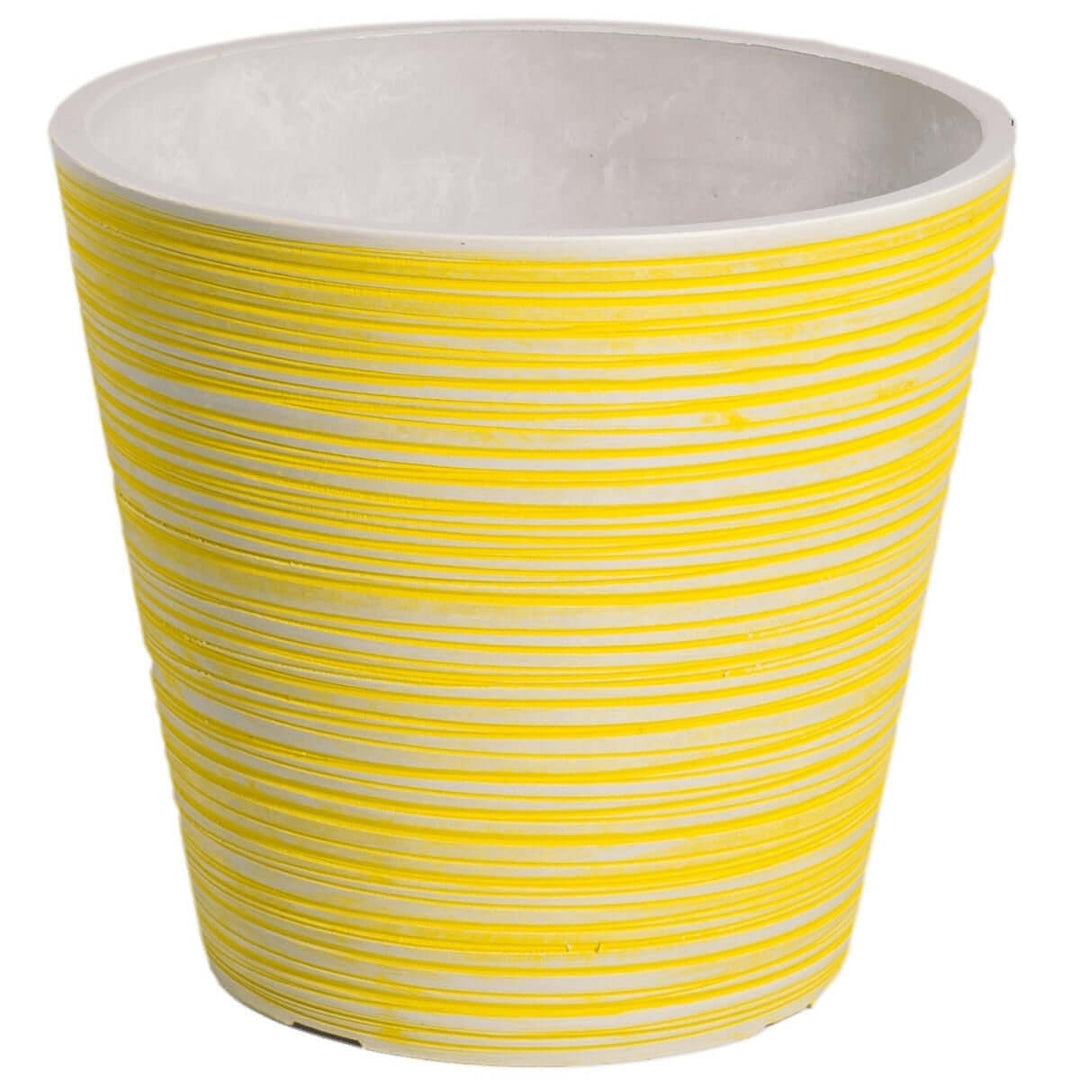 DSZ Product, feed-cond-new, feed-sl-DSZ Freight Payable, newYellow And White Engraved Pot 14Cm - Premium Home & Garden > Artificial Plants > Artifical Flowers & Plants from DSZ ! Shop Online Buy Now at S & D's Value Store Family Business Best Customer ServiceDSZ Product, feed-cond-new, feed-sl-DSZ Freight Payable, new