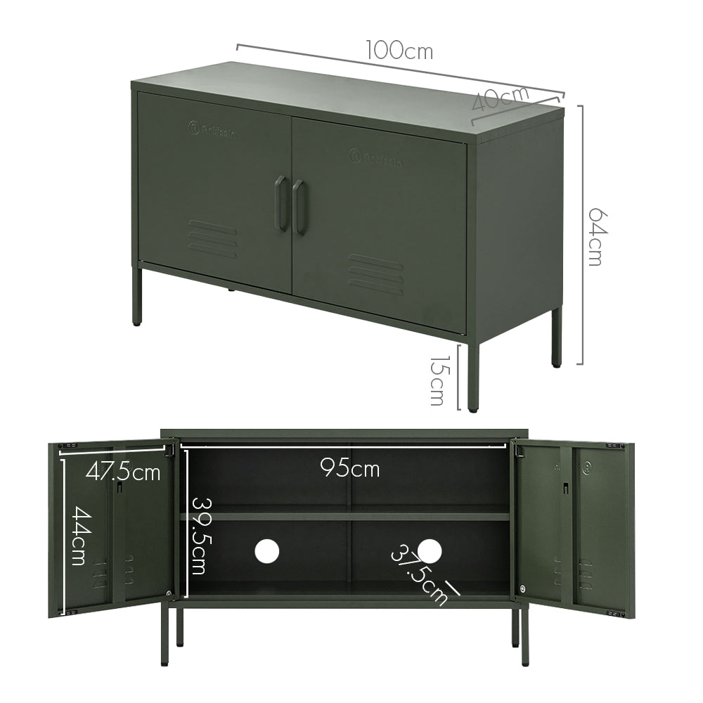 DSZ Product, feed-cond-new, feed-sl-DSZ Freight Payable, newArtissin Buffet Sideboard Metal Cabinet - Base Green - Premium Furniture > Dining > Buffets & Sideboards from Artissin ! Shop Online Buy Now at S & D's Value Store Family Business Best Customer ServiceDSZ Product, feed-cond-new, feed-sl-DSZ Freight Payable, new