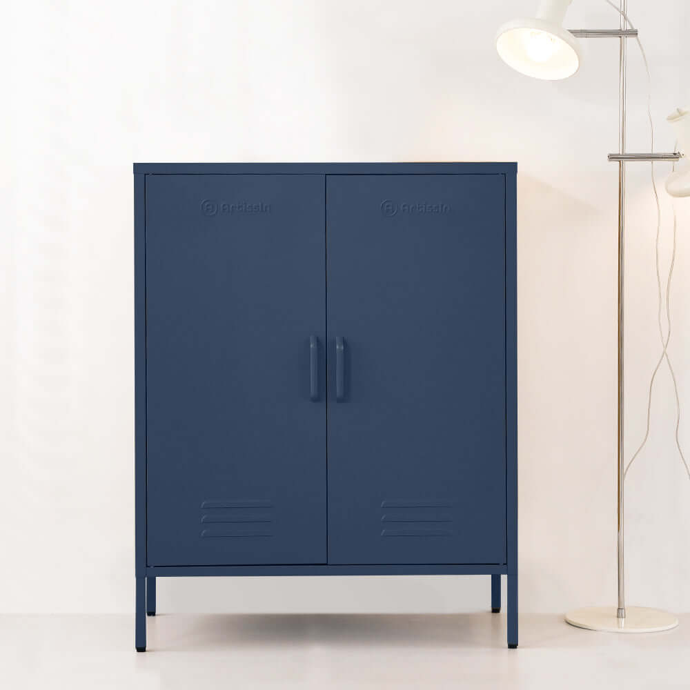 ArtissIn Buffet Sideboard Metal Cabinet in SWEETHEART Blue – Modern and Functional Storage Solution