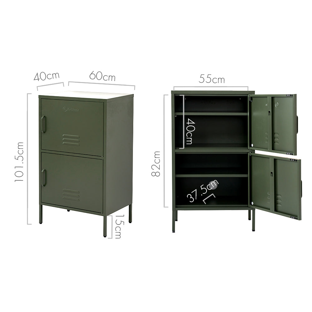 DSZ Product, feed-cond-new, feed-sl-DSZ Freight Payable, newArtissin Buffet Sideboard Metal Cabinet - Double Green - Premium Furniture > Dining > Buffets & Sideboards from Artissin ! Shop Online Buy Now at S & D's Value Store Family Business Best Customer ServiceDSZ Product, feed-cond-new, feed-sl-DSZ Freight Payable, new