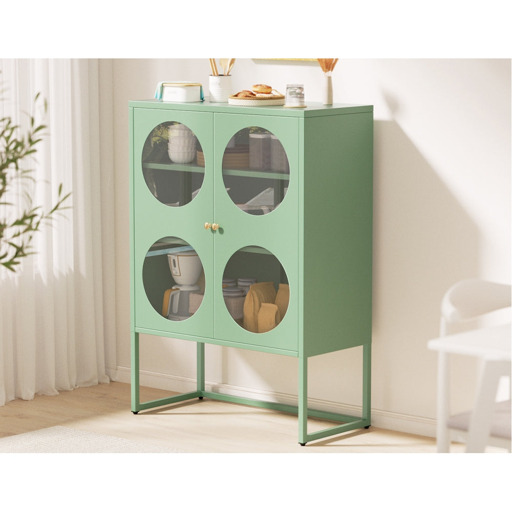 Artiss Buffet Sideboard Metal Cabinet - ELLA Green