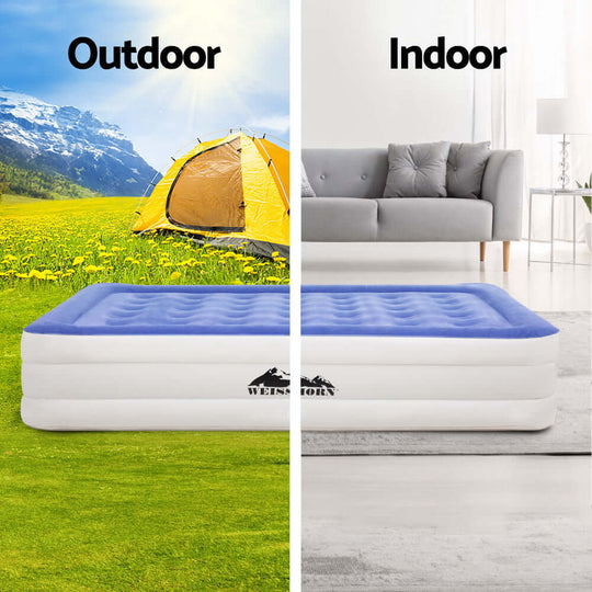 _label_, DSZ Product, feed-cond-new, feed-sl-free shipping, free-shipping, newWeisshorn Air Mattress Single Inflatable Bed 46Cm Cube Airbed - Premium Outdoor Recreation > Camping > Inflatable Mattresses from Weisshorn ! Shop Online Buy Now at S & D's Value Store Family Business Best Customer Service_label_, DSZ Product, feed-cond-new, feed-sl-free shipping, free-shipping, new