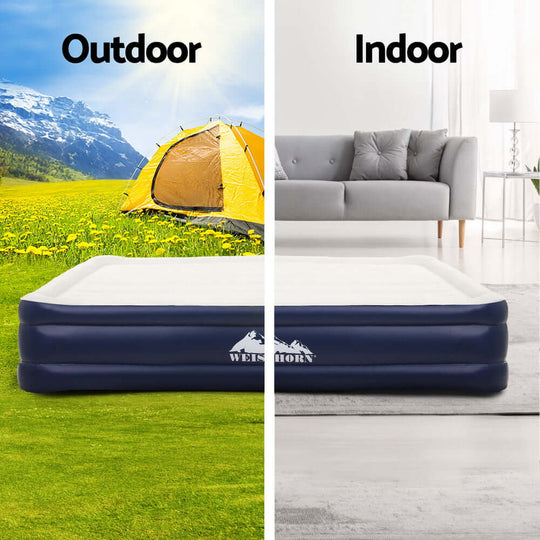 _label_, DSZ Product, feed-cond-new, feed-sl-free shipping, free-shipping, newWeisshorn Air Mattress Double Inflatable Bed 46Cm Air Bed - Premium Outdoor Recreation > Camping > Inflatable Mattresses from Weisshorn ! Shop Online Buy Now at S & D's Value Store Family Business Best Customer Service_label_, DSZ Product, feed-cond-new, feed-sl-free shipping, free-shipping, new