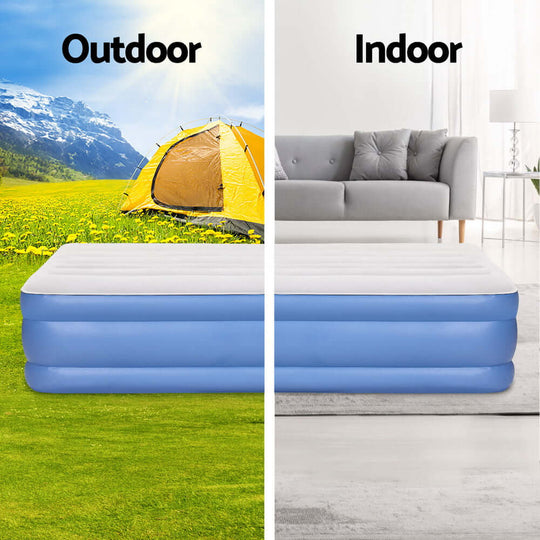 _label_, DSZ Product, feed-cond-new, feed-sl-free shipping, free-shipping, newWeisshorn Air Mattress Queen Inflatable Bed 46Cm Air Bed - Premium Outdoor Recreation > Camping > Inflatable Mattresses from Weisshorn ! Shop Online Buy Now at S & D's Value Store Family Business Best Customer Service_label_, DSZ Product, feed-cond-new, feed-sl-free shipping, free-shipping, new