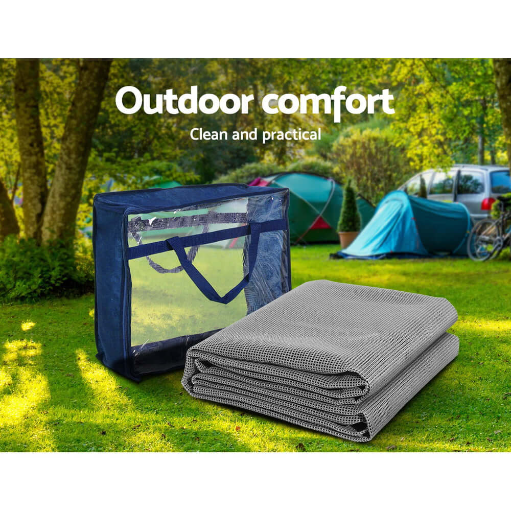 _label_, DSZ Product, feed-cond-new, feed-sl-free shipping, free-shipping, newWeisshorn 3M X 2.5M Annex Matting Floor Mats Mesh Caravan Camping Annexe 2Pcs - Premium Outdoor Recreation > Camping > Caravan Accessories from Weisshorn ! Shop Online Buy Now at S & D's Value Store Family Business Best Customer Service_label_, DSZ Product, feed-cond-new, feed-sl-free shipping, free-shipping, new