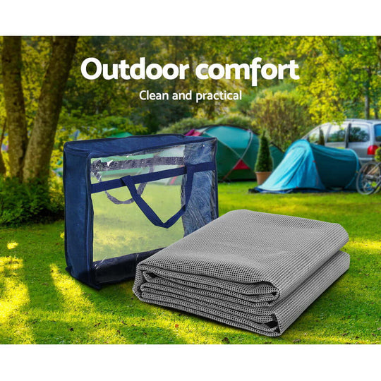 _label_, DSZ Product, feed-cond-new, feed-sl-free shipping, free-shipping, newWeisshorn 5M X 2.5M Annex Matting Floor Mats Mesh Caravan Camping Annexe - Premium Outdoor Recreation > Camping > Caravan Accessories from Weisshorn ! Shop Online Buy Now at S & D's Value Store Family Business Best Customer Service_label_, DSZ Product, feed-cond-new, feed-sl-free shipping, free-shipping, new