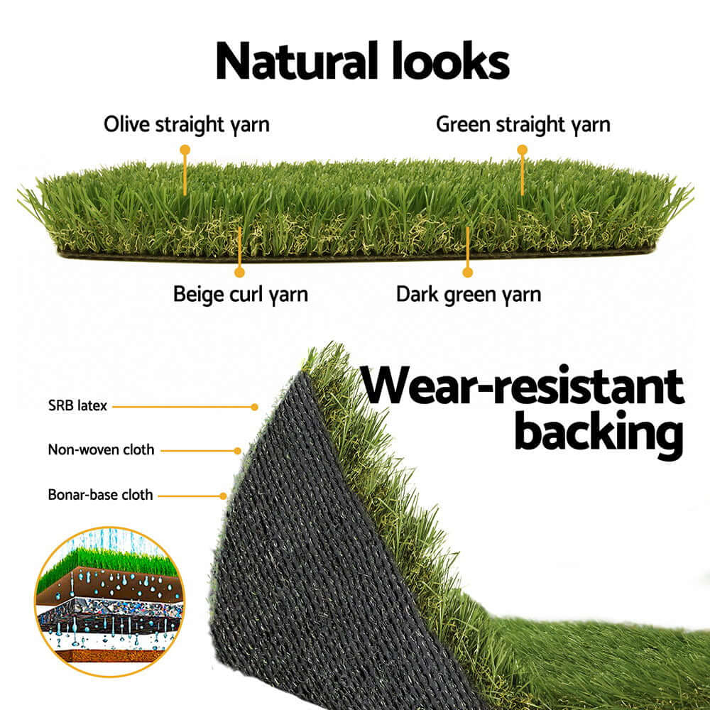 DSZ Product, feed-cond-new, feed-sl-DSZ Freight Payable, newPrimeturf Artificial Grass 45Mm 2M X 5M Synthetic Fake Lawn Turf Plastic Plant 4 - Coloured - Premium Home & Garden > Artificial Plants > Artificial Grass from Prime Turf ! Shop Online Buy Now at S & D's Value Store Family Business Best Customer ServiceDSZ Product, feed-cond-new, feed-sl-DSZ Freight Payable, new