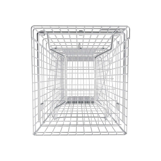 Gardeon humane animal trap cage with spring-loaded door, rust-resistant, ideal for safe animal capture.