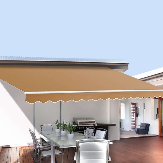 DSZ Product, feed-cond-new, feed-sl-DSZ Freight Payable, newInstahut Retractable Folding Arm Awning Manual Sunshade 2.5M X 2M Beige - Premium Home & Garden > Shading > Awnings from Instahut ! Shop Online Buy Now at S & D's Value Store Family Business Best Customer ServiceDSZ Product, feed-cond-new, feed-sl-DSZ Freight Payable, new