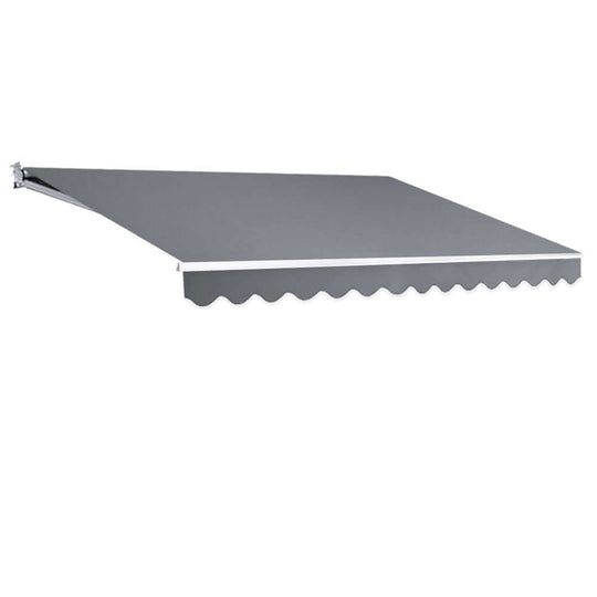 DSZ Product, feed-cond-new, feed-sl-DSZ Freight Payable, newInstahut Retractable Folding Arm Awning Manual Sunshade 4M X 3M Pearl Grey - Premium Home & Garden > Shading > Awnings from Instahut ! Shop Online Buy Now at S & D's Value Store Family Business Best Customer ServiceDSZ Product, feed-cond-new, feed-sl-DSZ Freight Payable, new