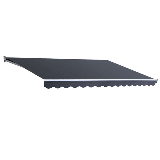 DSZ Product, feed-cond-new, feed-sl-DSZ Freight Payable, newInstahut Retractable Folding Arm Awning Manual Sunshade 5M X 3M Grey - Premium Home & Garden > Shading > Awnings from Instahut ! Shop Online Buy Now at S & D's Value Store Family Business Best Customer ServiceDSZ Product, feed-cond-new, feed-sl-DSZ Freight Payable, new