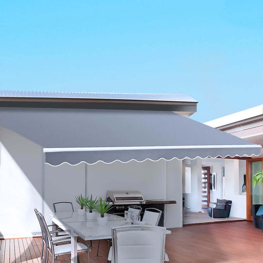 DSZ Product, feed-cond-new, feed-sl-DSZ Freight Payable, newInstahut Retractable Folding Arm Awning Motorised Sunshade 3M X 2.5M Pearl Grey - Premium Home & Garden > Shading > Awnings from Instahut ! Shop Online Buy Now at S & D's Value Store Family Business Best Customer ServiceDSZ Product, feed-cond-new, feed-sl-DSZ Freight Payable, new