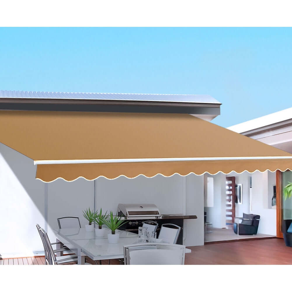 DSZ Product, feed-cond-new, feed-sl-DSZ Freight Payable, newInstahut Retractable Folding Arm Awning Motorised Sunshade 4M X 2.5M Beige - Premium Home & Garden > Shading > Awnings from Instahut ! Shop Online Buy Now at S & D's Value Store Family Business Best Customer ServiceDSZ Product, feed-cond-new, feed-sl-DSZ Freight Payable, new