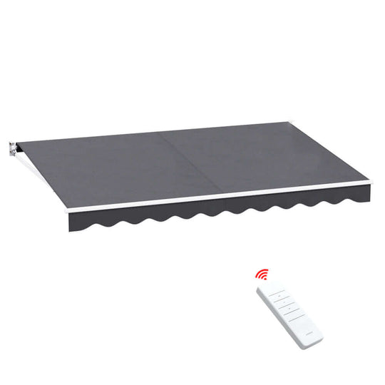 DSZ Product, feed-cond-new, feed-sl-DSZ Freight Payable, newInstahut Retractable Folding Arm Awning Motorised Sunshade 4M X 2.5M Grey - Premium Home & Garden > Shading > Awnings from Instahut ! Shop Online Buy Now at S & D's Value Store Family Business Best Customer ServiceDSZ Product, feed-cond-new, feed-sl-DSZ Freight Payable, new