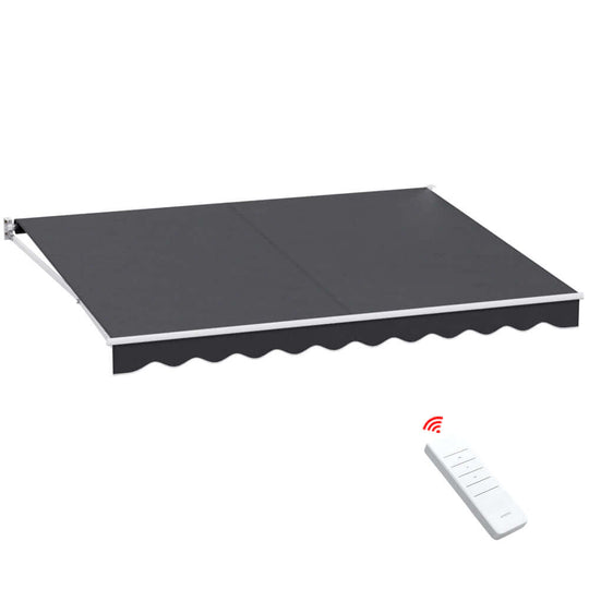 DSZ Product, feed-cond-new, feed-sl-DSZ Freight Payable, newInstahut Retractable Folding Arm Awning Motorised Sunshade 4M X 3M Grey - Premium Home & Garden > Shading > Awnings from Instahut ! Shop Online Buy Now at S & D's Value Store Family Business Best Customer ServiceDSZ Product, feed-cond-new, feed-sl-DSZ Freight Payable, new