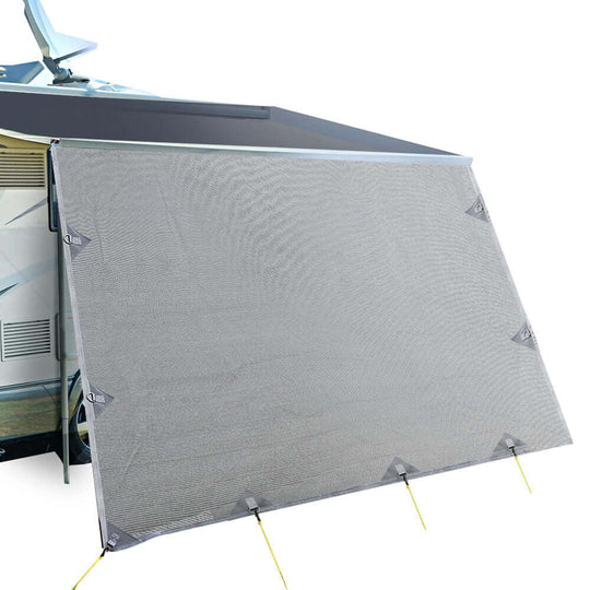 _label_, DSZ Product, feed-cond-new, feed-sl-free shipping, free-shipping, newCaravan Privacy Screen Roll Out Awning 3.4 X 1.95M End Wall Side Sun Shade Grey - Premium Outdoor Recreation > Camping > Caravan Accessories from Weisshorn ! Shop Online Buy Now at S & D's Value Store Family Business Best Customer Service_label_, DSZ Product, feed-cond-new, feed-sl-free shipping, free-shipping, new