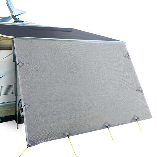 _label_, DSZ Product, feed-cond-new, feed-sl-free shipping, free-shipping, newCaravan Privacy Screen Roll Out Awning 4.3 X 1.95M End Wall Side Sun Shade Grey - Premium Outdoor Recreation > Camping > Caravan Accessories from Weisshorn ! Shop Online Buy Now at S & D's Value Store Family Business Best Customer Service_label_, DSZ Product, feed-cond-new, feed-sl-free shipping, free-shipping, new