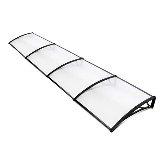 DSZ Product, feed-cond-new, feed-sl-DSZ Freight Payable, newInstahut Window Awning Door Canopy 1M X 4M Transparent Sheet Black Plastic Frame - Premium Home & Garden > Shading > Awnings from Instahut ! Shop Online Buy Now at S & D's Value Store Family Business Best Customer ServiceDSZ Product, feed-cond-new, feed-sl-DSZ Freight Payable, new