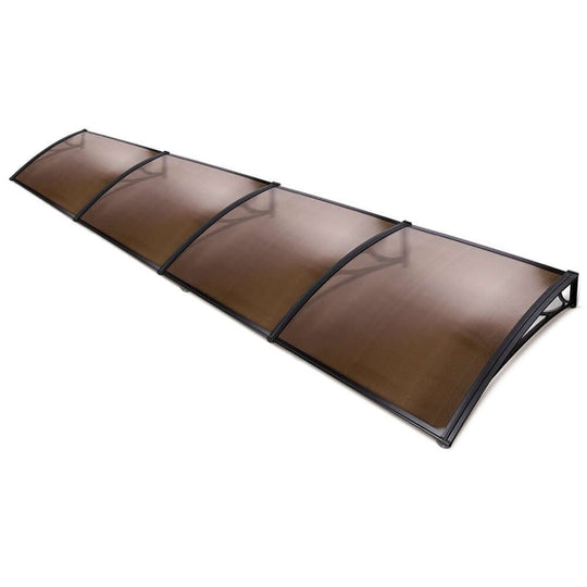 DSZ Product, feed-cond-new, feed-sl-DSZ Freight Payable, newInstahut Window Awning Door Canopy 1M X 4M Brown Sheet Black Plastic Frame - Premium Home & Garden > Shading > Awnings from Instahut ! Shop Online Buy Now at S & D's Value Store Family Business Best Customer ServiceDSZ Product, feed-cond-new, feed-sl-DSZ Freight Payable, new