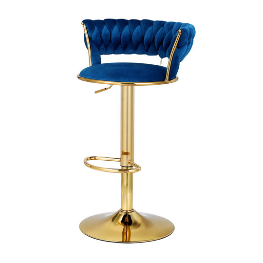 DSZ Product, feed-cond-new, feed-sl-DSZ Freight Payable, newArtiss Bar Stools Gas Lift Velvet Woven Backrest Navy - Premium Furniture > Bar Stools & Chairs > Table & Bar Stools from Artiss ! Shop Online Buy Now at S & D's Value Store Family Business Best Customer ServiceDSZ Product, feed-cond-new, feed-sl-DSZ Freight Payable, new