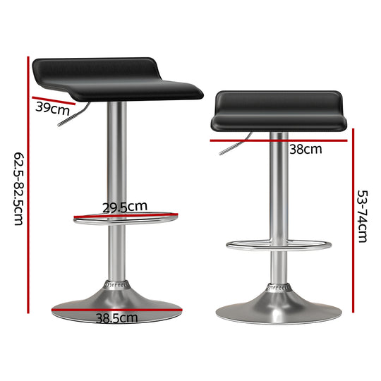 DSZ Product, feed-cond-new, feed-sl-DSZ Freight Payable, newArtiss 4 X  Bar Stools Faux Leather Chair Black - Premium Furniture > Bar Stools & Chairs > Table & Bar Stools from Artiss ! Shop Online Buy Now at S & D's Value Store Family Business Best Customer ServiceDSZ Product, feed-cond-new, feed-sl-DSZ Freight Payable, new