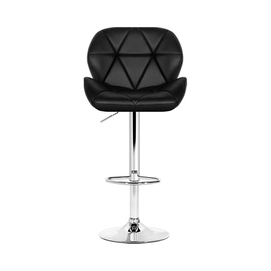 DSZ Product, feed-cond-new, feed-sl-DSZ Freight Payable, newArtiss 2 X  Bar Stools Gas Lift Padded Leather Black - Premium Furniture > Bar Stools & Chairs > Table & Bar Stools from Artiss ! Shop Online Buy Now at S & D's Value Store Family Business Best Customer ServiceDSZ Product, feed-cond-new, feed-sl-DSZ Freight Payable, new