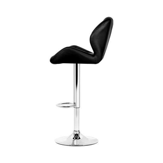 DSZ Product, feed-cond-new, feed-sl-DSZ Freight Payable, newArtiss 2 X  Bar Stools Gas Lift Padded Leather Black - Premium Furniture > Bar Stools & Chairs > Table & Bar Stools from Artiss ! Shop Online Buy Now at S & D's Value Store Family Business Best Customer ServiceDSZ Product, feed-cond-new, feed-sl-DSZ Freight Payable, new