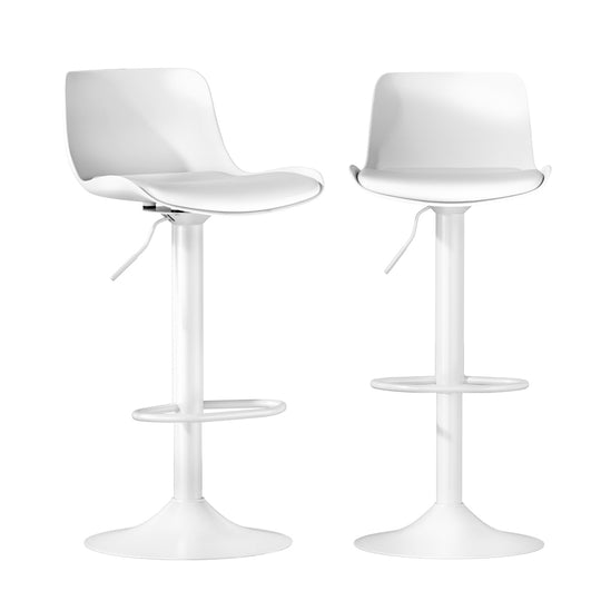 DSZ Product, feed-cond-new, feed-sl-DSZ Freight Payable, newArtiss Bar Stools Kitchen Swivel Gas Lift Stool Leather Dining Chairs White X2 - Premium Furniture > Bar Stools & Chairs > Table & Bar Stools from Artiss ! Shop Online Buy Now at S & D's Value Store Family Business Best Customer ServiceDSZ Product, feed-cond-new, feed-sl-DSZ Freight Payable, new