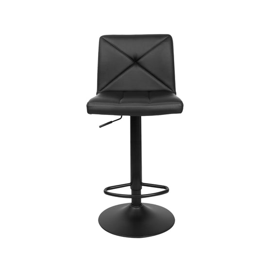 DSZ Product, feed-cond-new, feed-sl-DSZ Freight Payable, newArtiss 2 X  Bar Stools Kitchen Dining Chairs Gas Lift Stool Leather Black - Premium Furniture > Bar Stools & Chairs > Table & Bar Stools from Artiss ! Shop Online Buy Now at S & D's Value Store Family Business Best Customer ServiceDSZ Product, feed-cond-new, feed-sl-DSZ Freight Payable, new