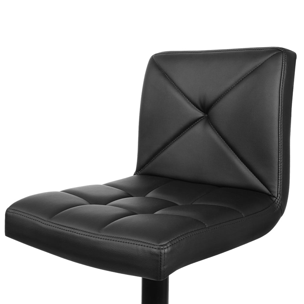 DSZ Product, feed-cond-new, feed-sl-DSZ Freight Payable, newArtiss 2 X  Bar Stools Kitchen Dining Chairs Gas Lift Stool Leather Black - Premium Furniture > Bar Stools & Chairs > Table & Bar Stools from Artiss ! Shop Online Buy Now at S & D's Value Store Family Business Best Customer ServiceDSZ Product, feed-cond-new, feed-sl-DSZ Freight Payable, new