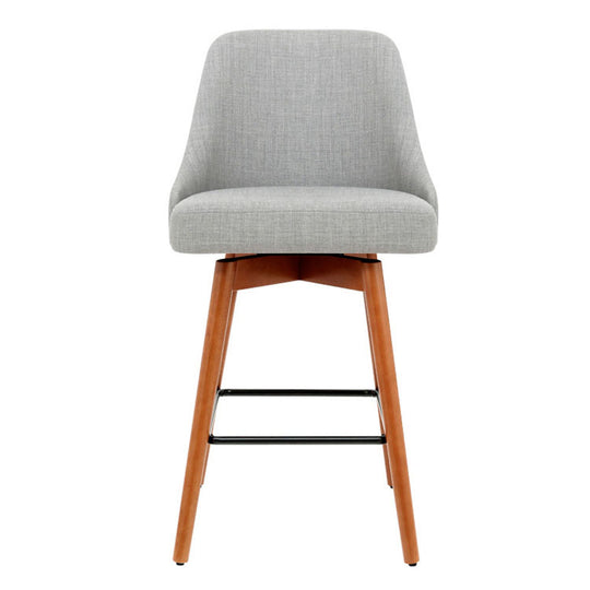 DSZ Product, feed-cond-new, feed-sl-DSZ Freight Payable, newArtiss 2 X  Bar Stools Swivel Seat Wooden Grey - Premium Furniture > Bar Stools & Chairs > Table & Bar Stools from Artiss ! Shop Online Buy Now at S & D's Value Store Family Business Best Customer ServiceDSZ Product, feed-cond-new, feed-sl-DSZ Freight Payable, new