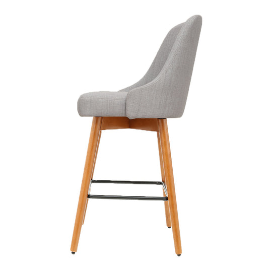 DSZ Product, feed-cond-new, feed-sl-DSZ Freight Payable, newArtiss 2 X  Bar Stools Swivel Seat Wooden Grey - Premium Furniture > Bar Stools & Chairs > Table & Bar Stools from Artiss ! Shop Online Buy Now at S & D's Value Store Family Business Best Customer ServiceDSZ Product, feed-cond-new, feed-sl-DSZ Freight Payable, new