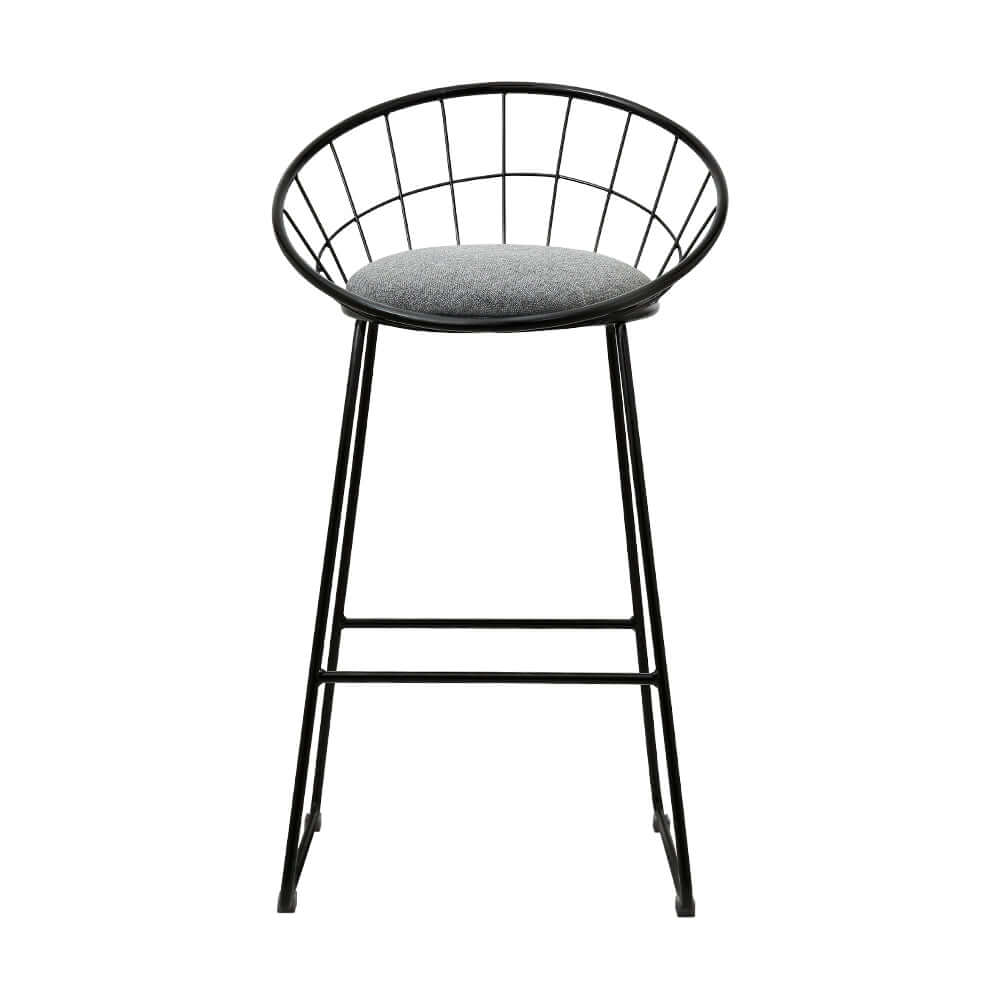 Artiss modern bar stool with padded seat and metal frame, perfect for affordable luxury in contemporary settings.