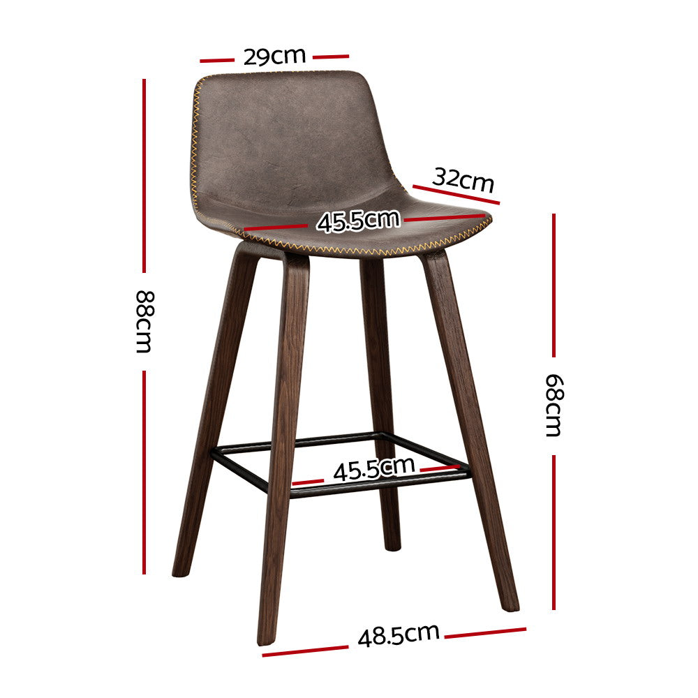 DSZ Product, feed-cond-new, feed-sl-DSZ Freight Payable, newArtiss Bar Stools Kitchen Counter Barstools Leather Wooden Chairs X2 - Premium Furniture > Bar Stools & Chairs > Table & Bar Stools from Artiss ! Shop Online Buy Now at S & D's Value Store Family Business Best Customer ServiceDSZ Product, feed-cond-new, feed-sl-DSZ Freight Payable, new