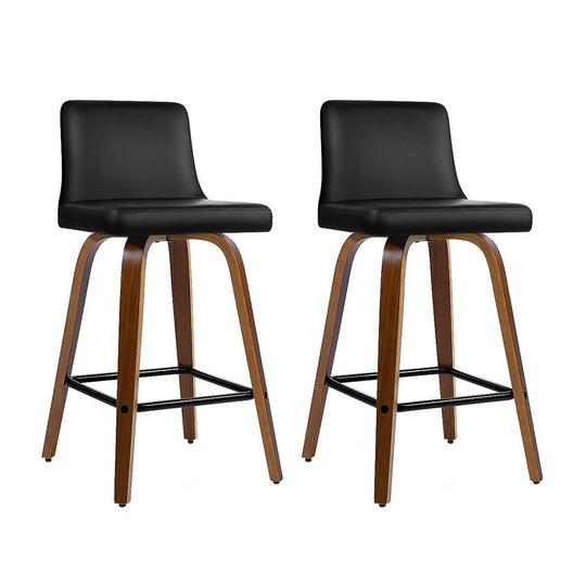 DSZ Product, feed-cond-new, feed-sl-DSZ Freight Payable, newArtiss 2 X  Bar Stools Swivel Leather Padded Wooden - Premium Furniture > Bar Stools & Chairs > Table & Bar Stools from Artiss ! Shop Online Buy Now at S & D's Value Store Family Business Best Customer ServiceDSZ Product, feed-cond-new, feed-sl-DSZ Freight Payable, new