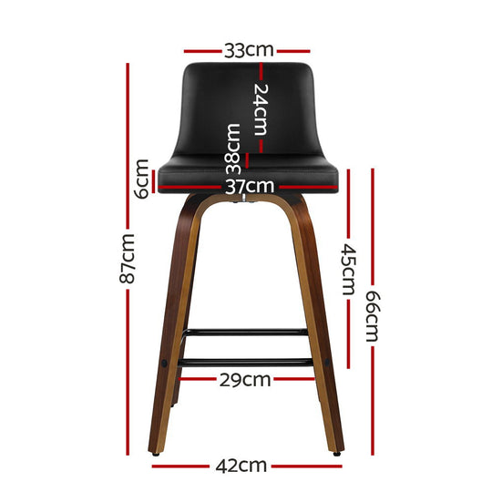 DSZ Product, feed-cond-new, feed-sl-DSZ Freight Payable, newArtiss 2 X  Bar Stools Swivel Leather Padded Wooden - Premium Furniture > Bar Stools & Chairs > Table & Bar Stools from Artiss ! Shop Online Buy Now at S & D's Value Store Family Business Best Customer ServiceDSZ Product, feed-cond-new, feed-sl-DSZ Freight Payable, new