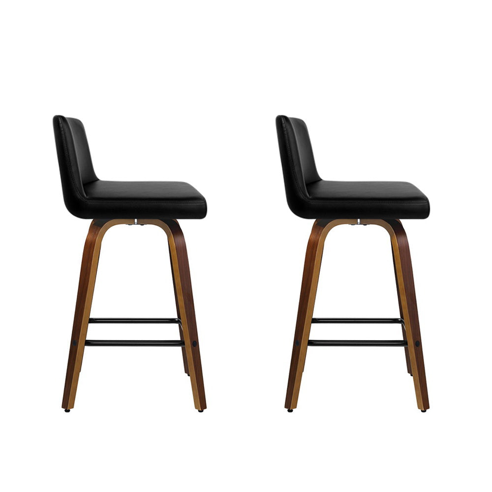 DSZ Product, feed-cond-new, feed-sl-DSZ Freight Payable, newArtiss 2 X  Bar Stools Swivel Leather Padded Wooden - Premium Furniture > Bar Stools & Chairs > Table & Bar Stools from Artiss ! Shop Online Buy Now at S & D's Value Store Family Business Best Customer ServiceDSZ Product, feed-cond-new, feed-sl-DSZ Freight Payable, new